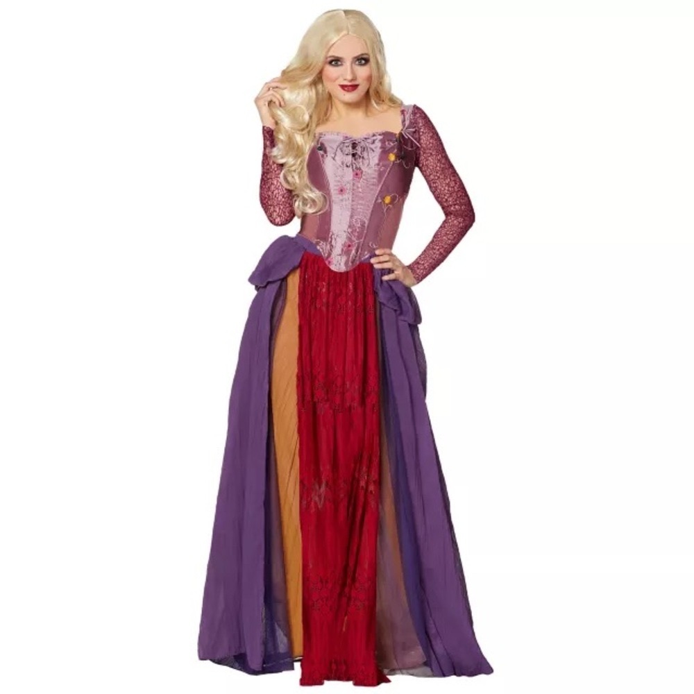 Adult Sarah Sanderson Costume Signature Collection - Hocus Pocus with BONUS cape